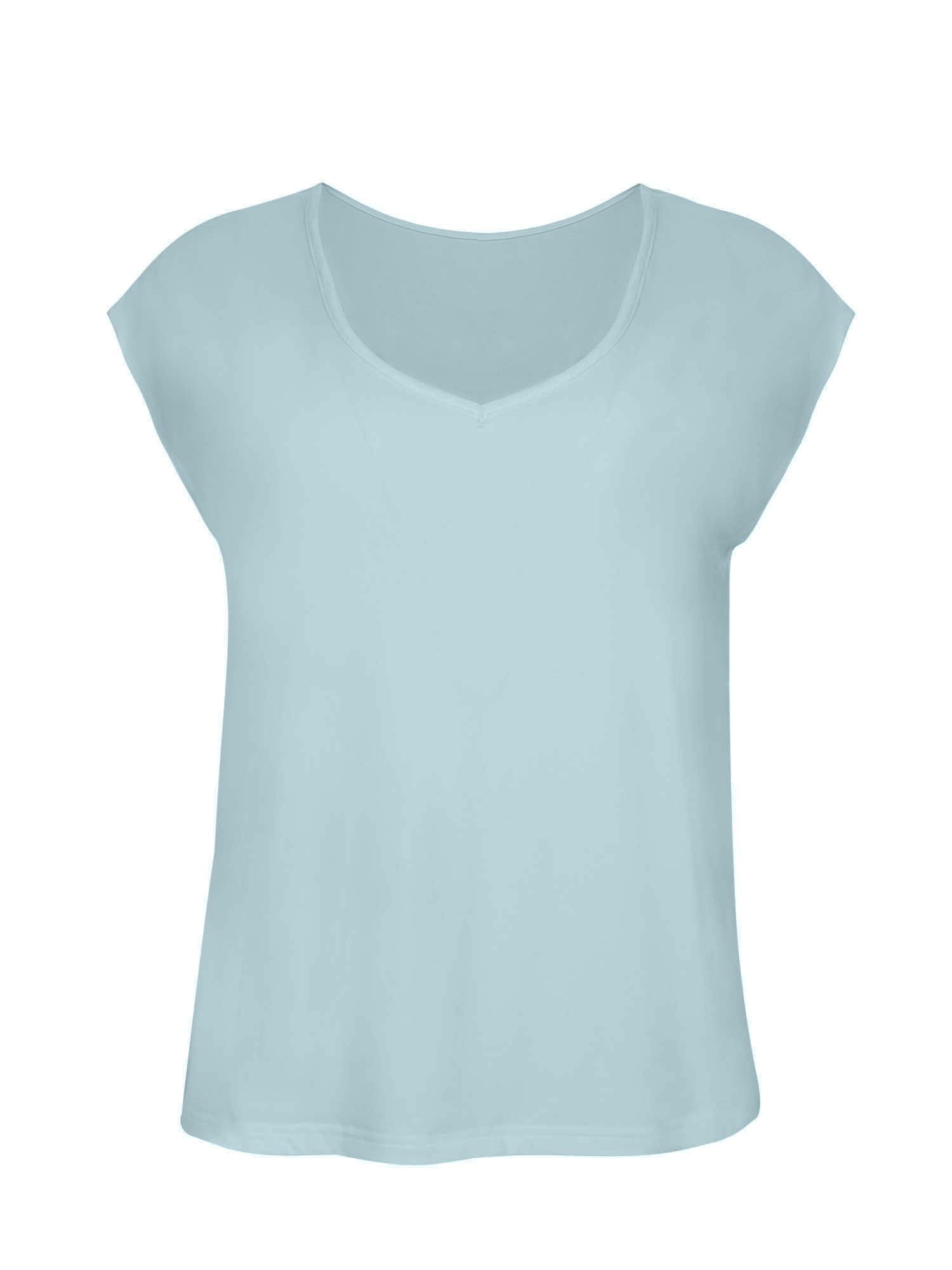 Bamboo Boxy T-Shirt - Topaz