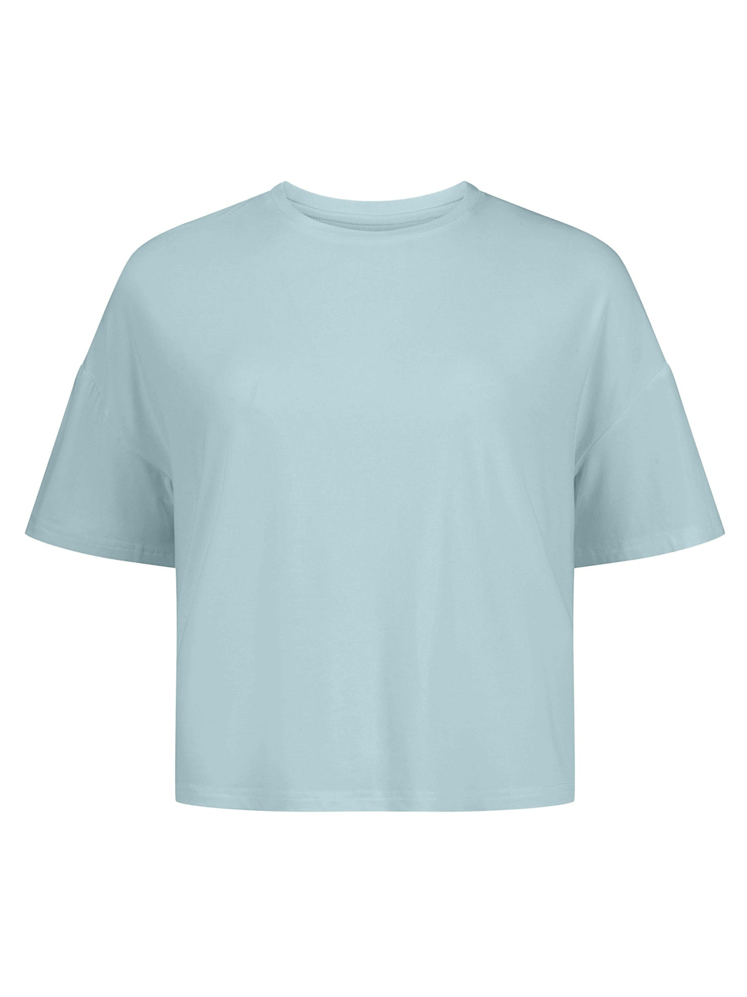 Light blue t-shirt on a white background