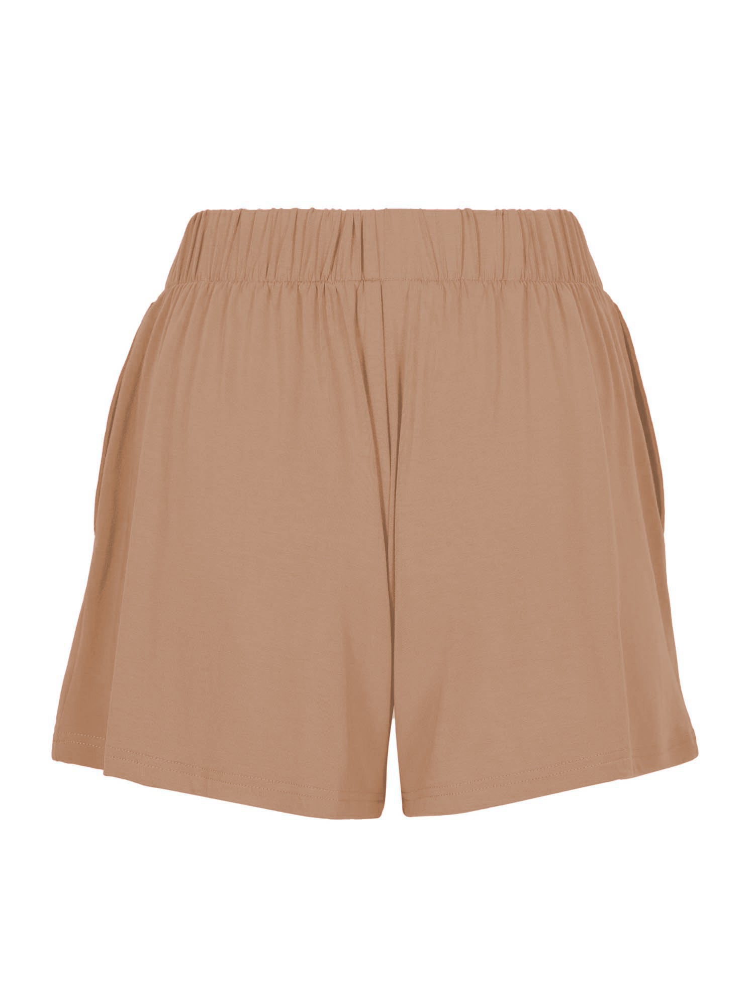 Women's Bamboo everyday shorts in Caramel
