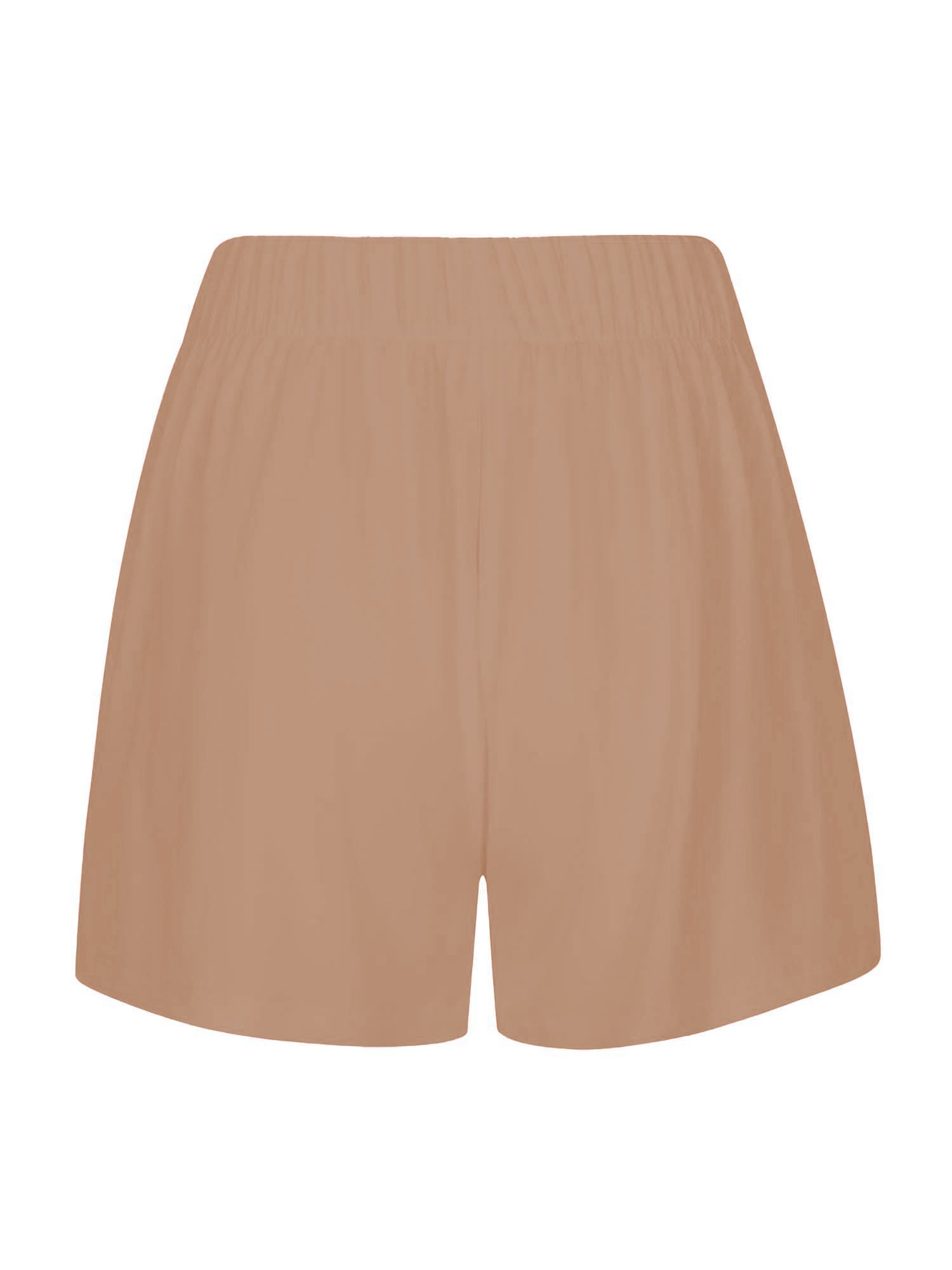 Women's Bamboo everyday shorts in Caramel
