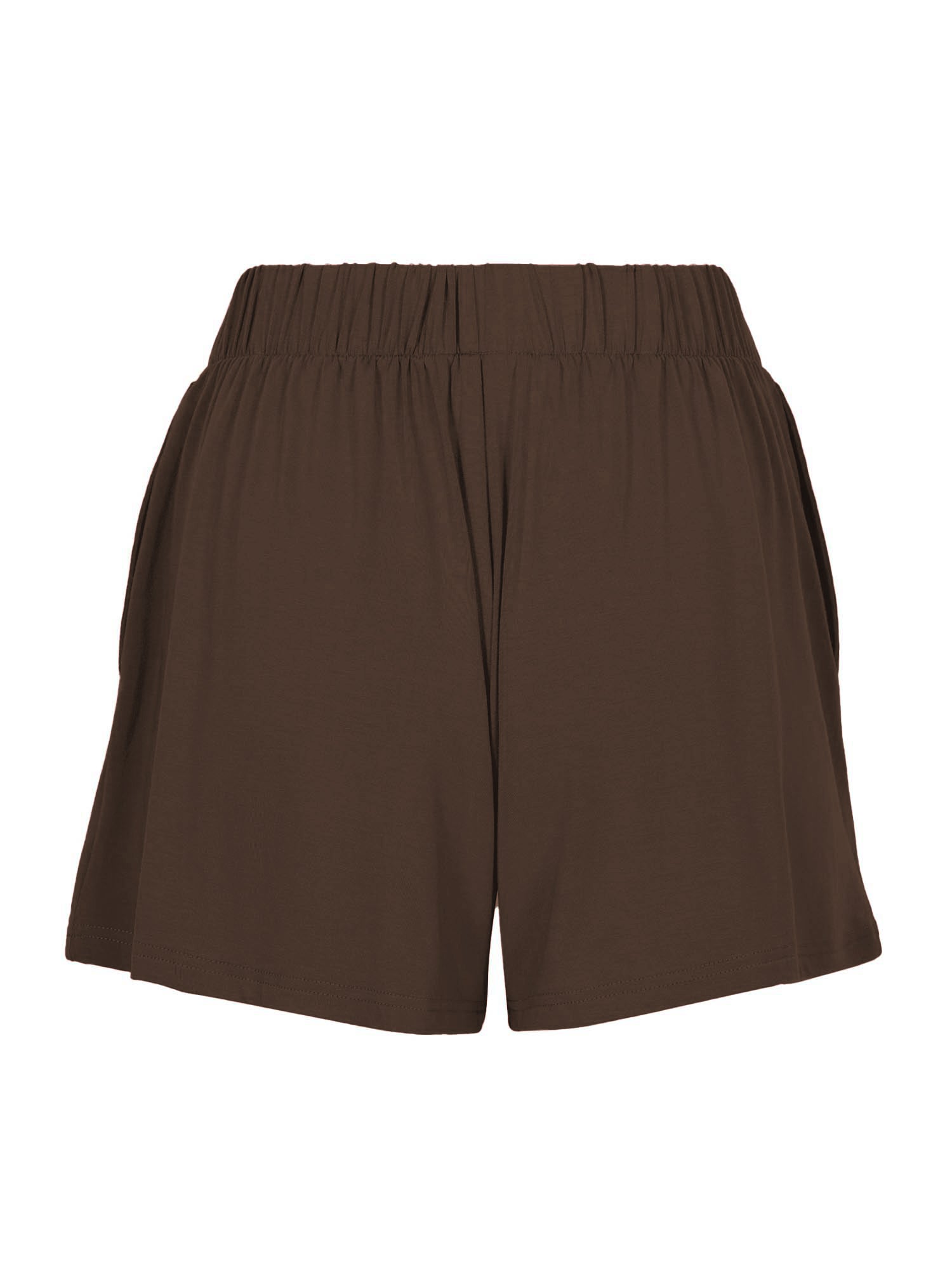 Women's Bamboo everyday shorts in Cocoa