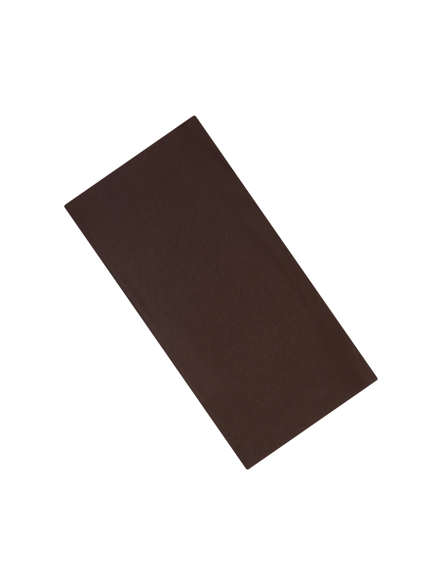 Cocoa brown bamboo fabric headband on a white background