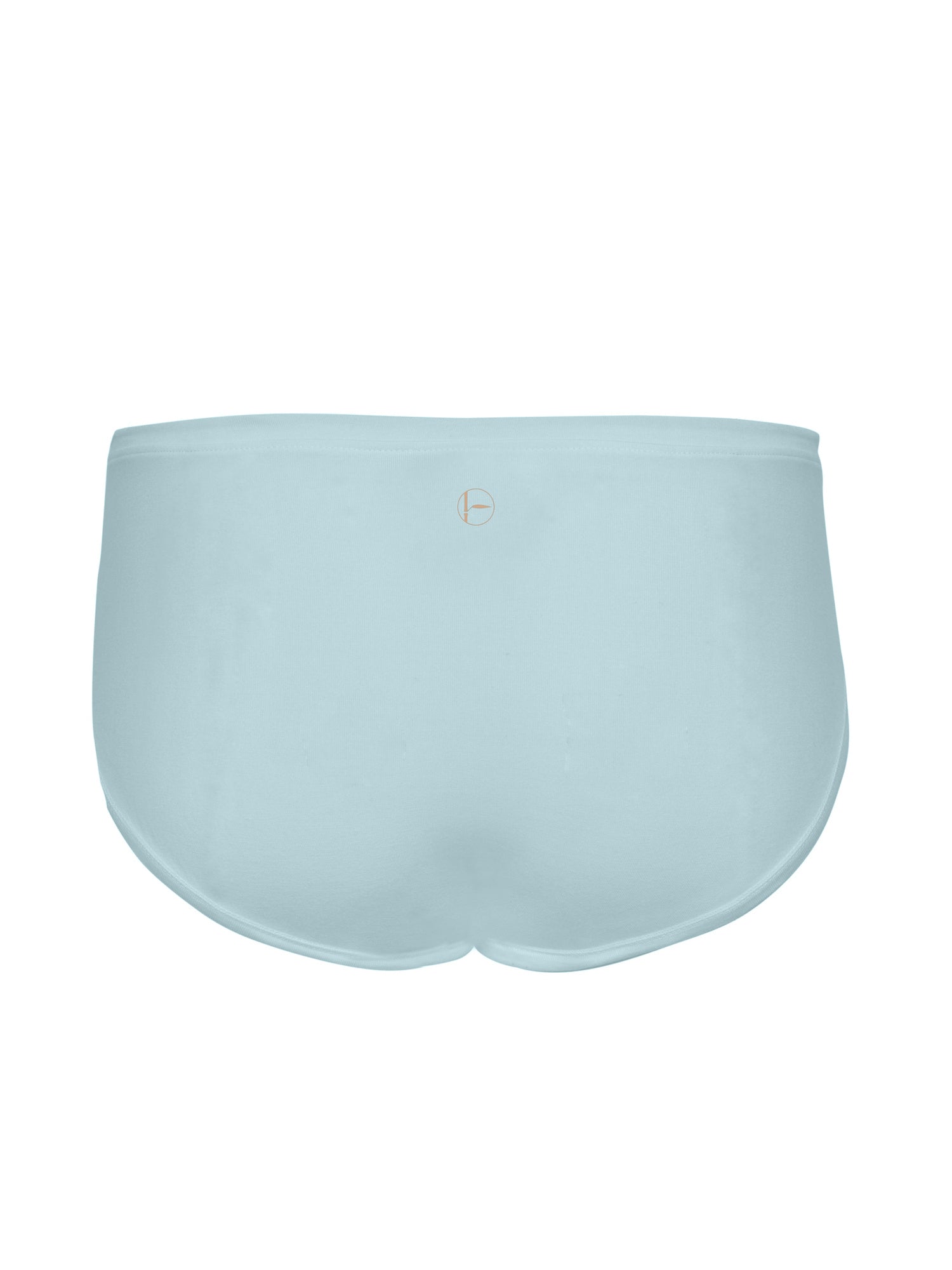 Light blue underwear on a white background