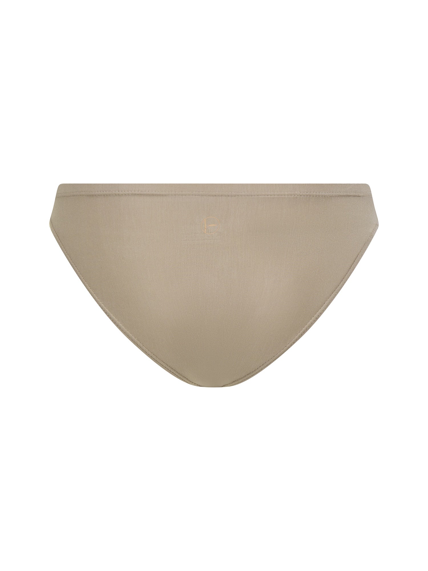 Bamboo caramel nude bikini bottom on a white background