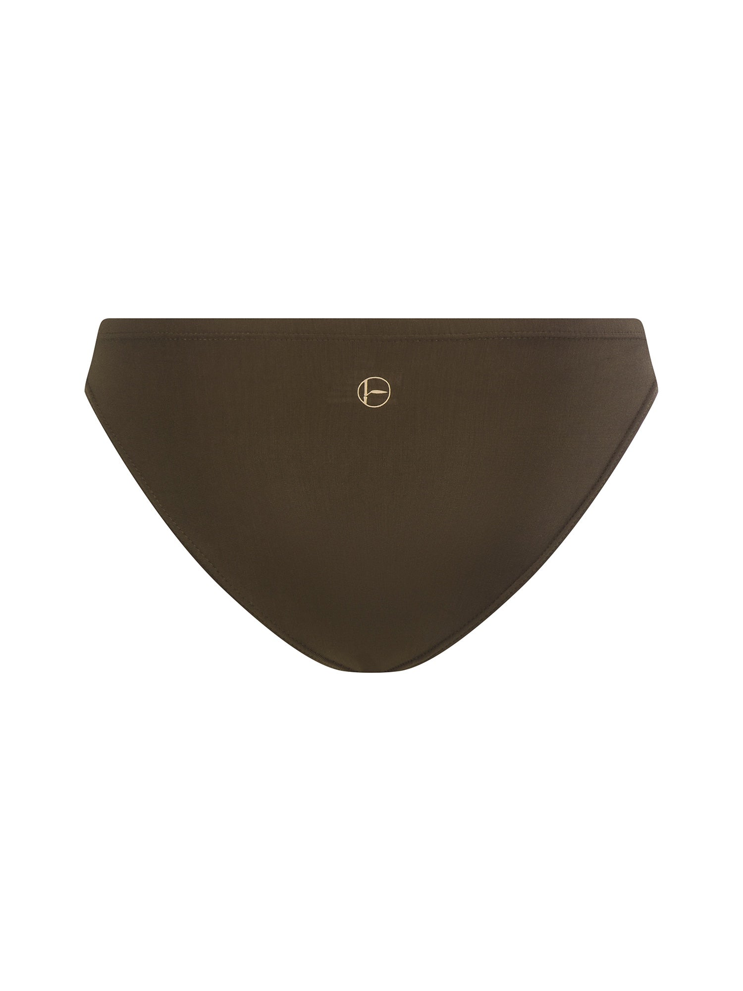 Bamboo cocoa brown bikini bottom on a white background