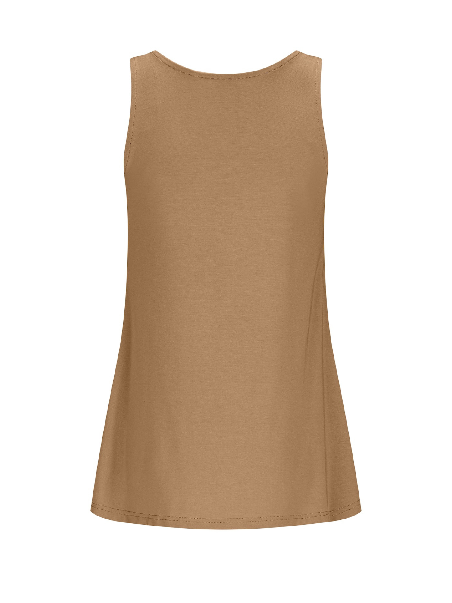 Bamboo A-Line Singlet - Toffee