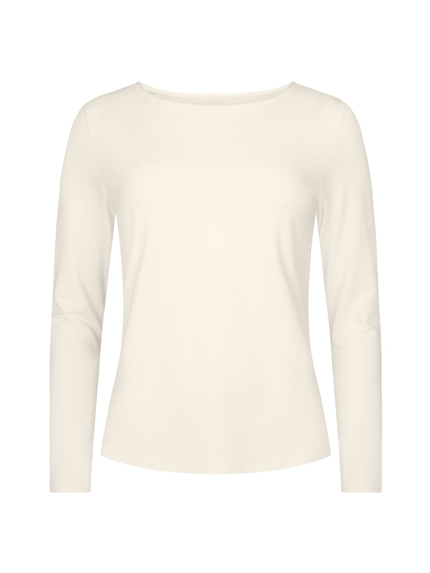 White long-sleeve shirt on a white background