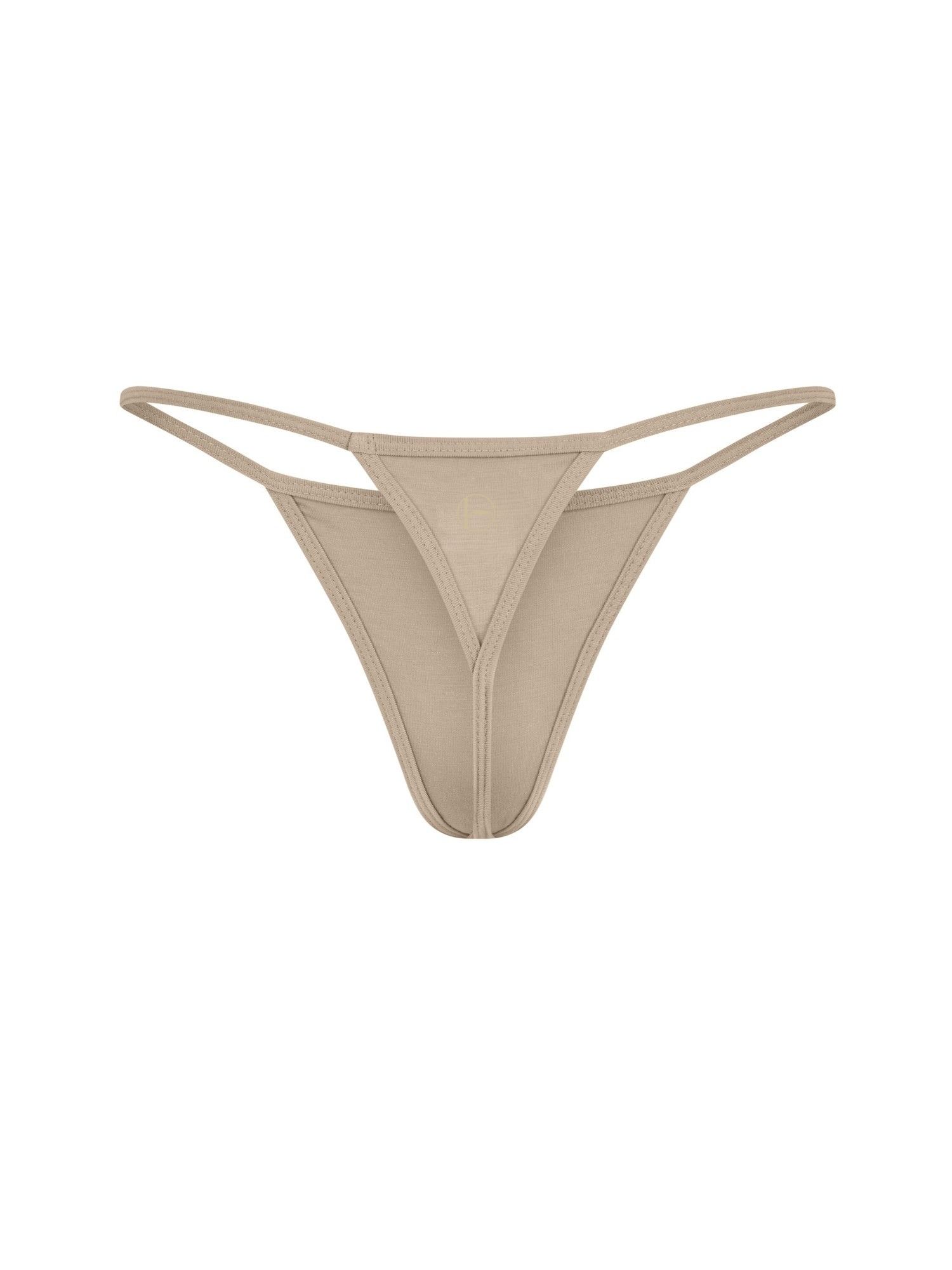 caramel barely there, string style g-string, women's bamboo underwear