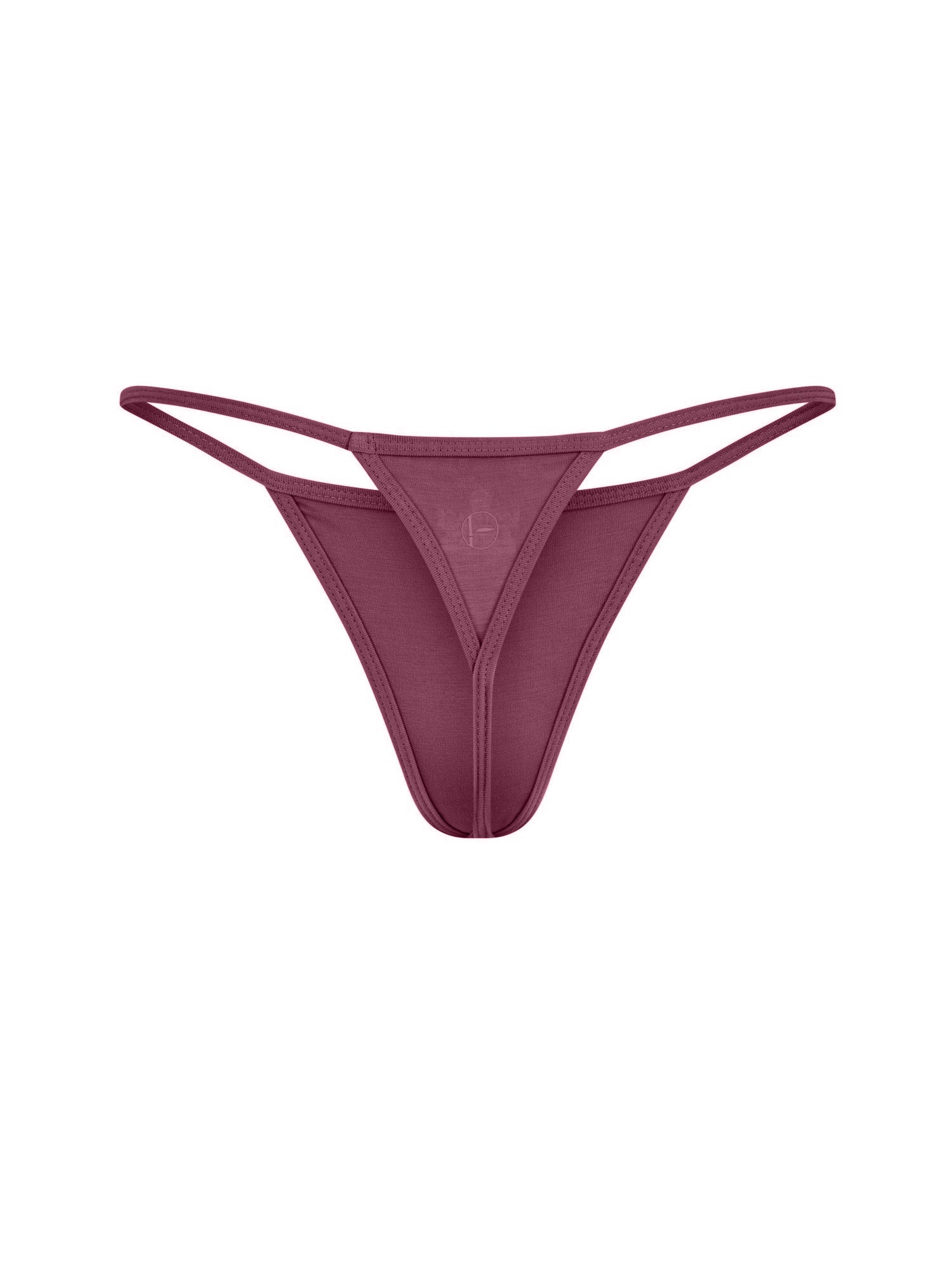 Bamboo G-String - Aubergine