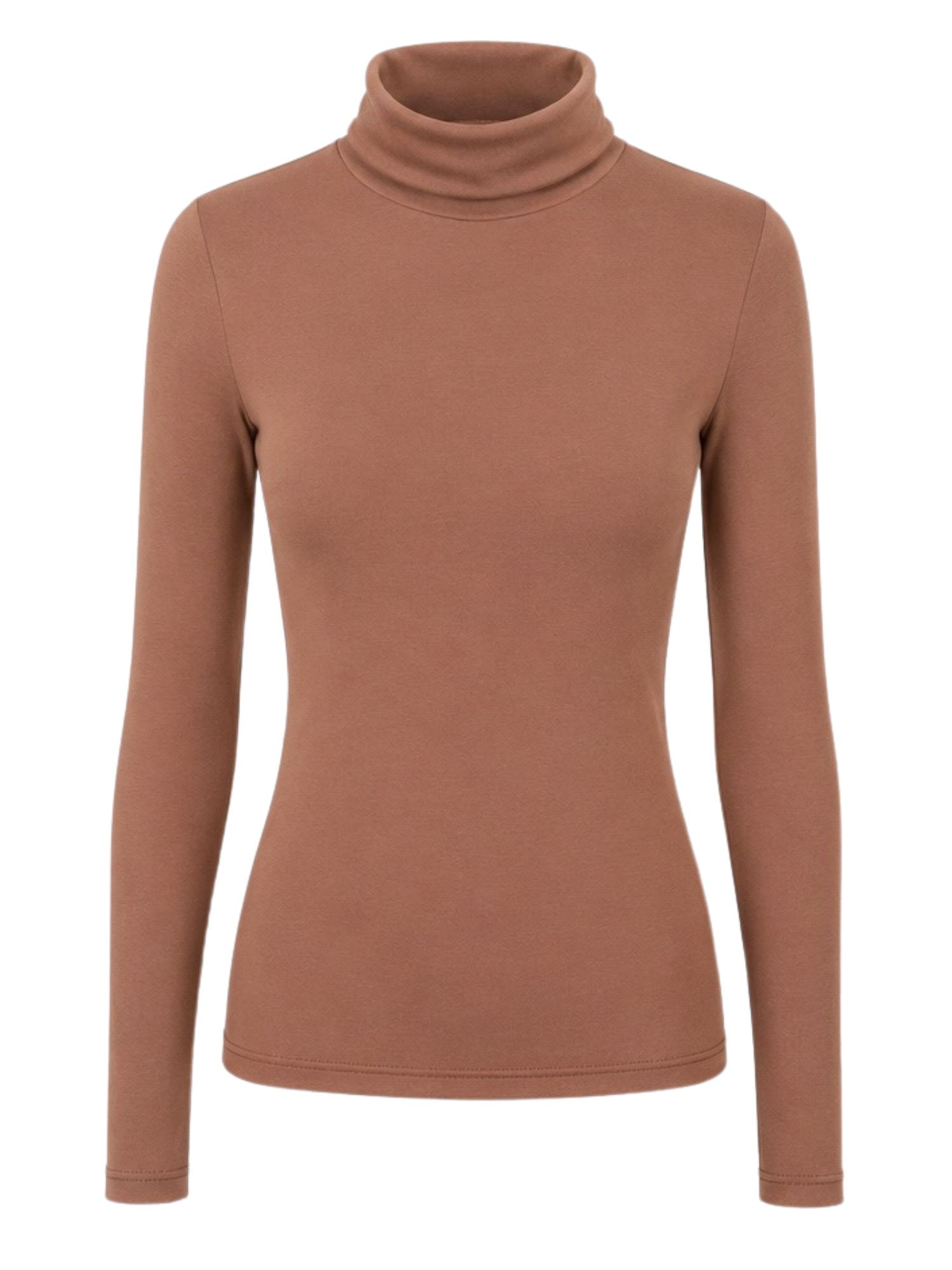 Bamboo Skivvy Turtleneck - Toffee