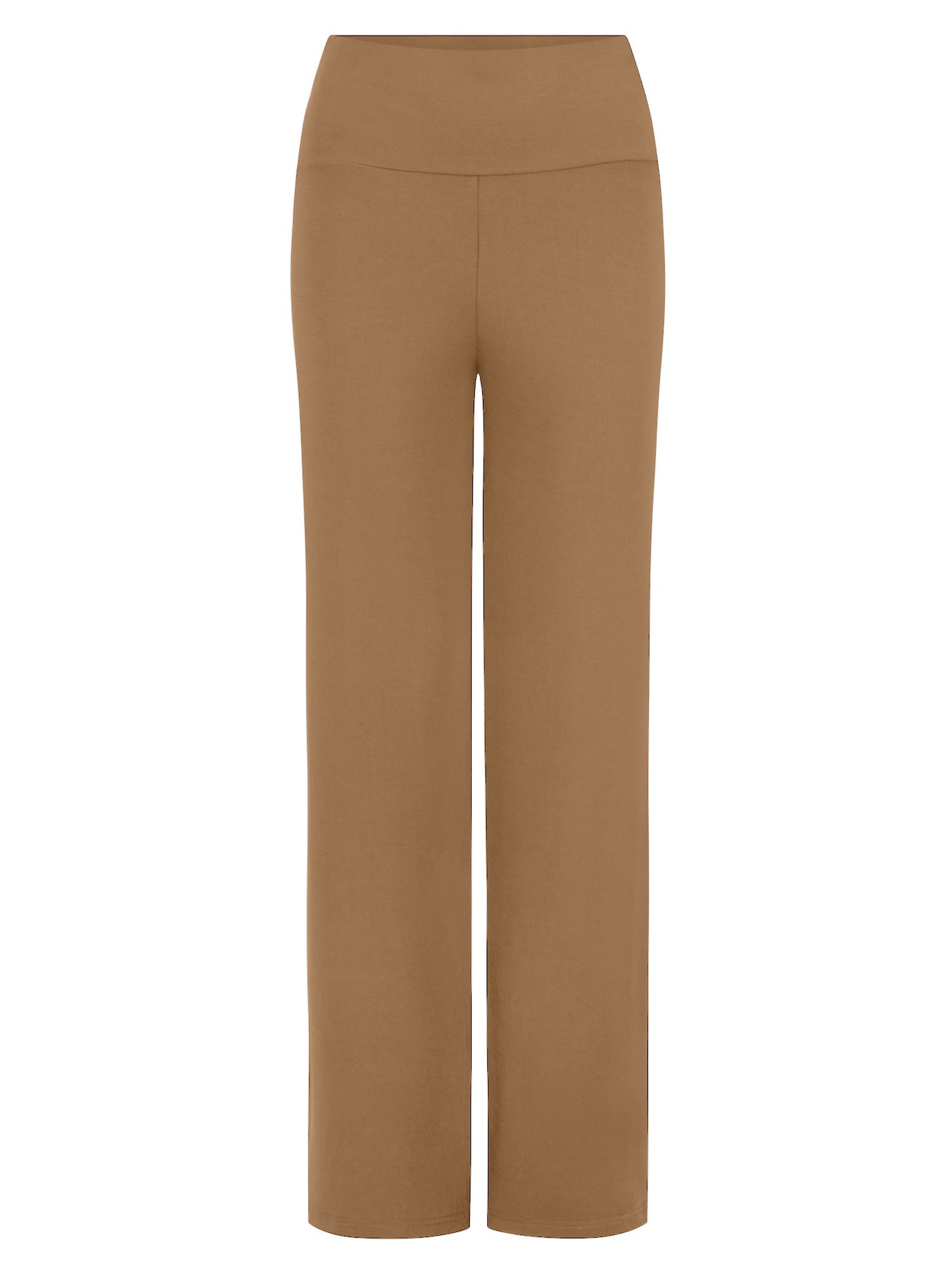 Bamboo Straight Leg Pant - Toffee
