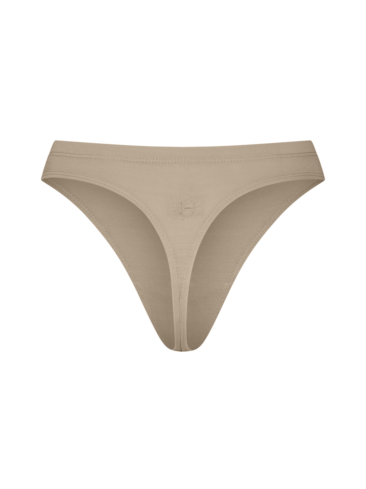 caramel hip g-string, mid waist, thong back, fuller coverage g-string, women's bamboo underwear