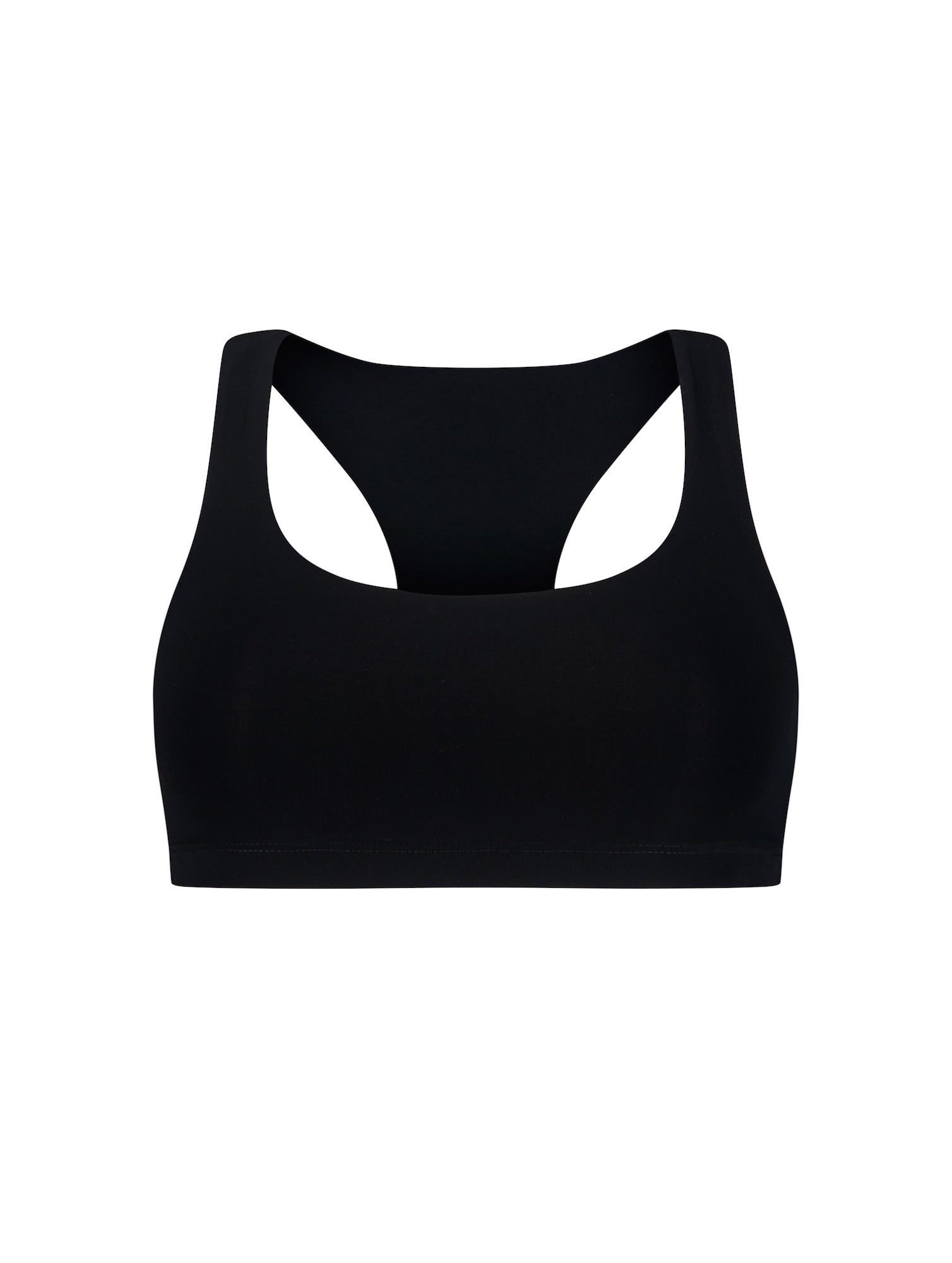 Black Racer Back sports bra black