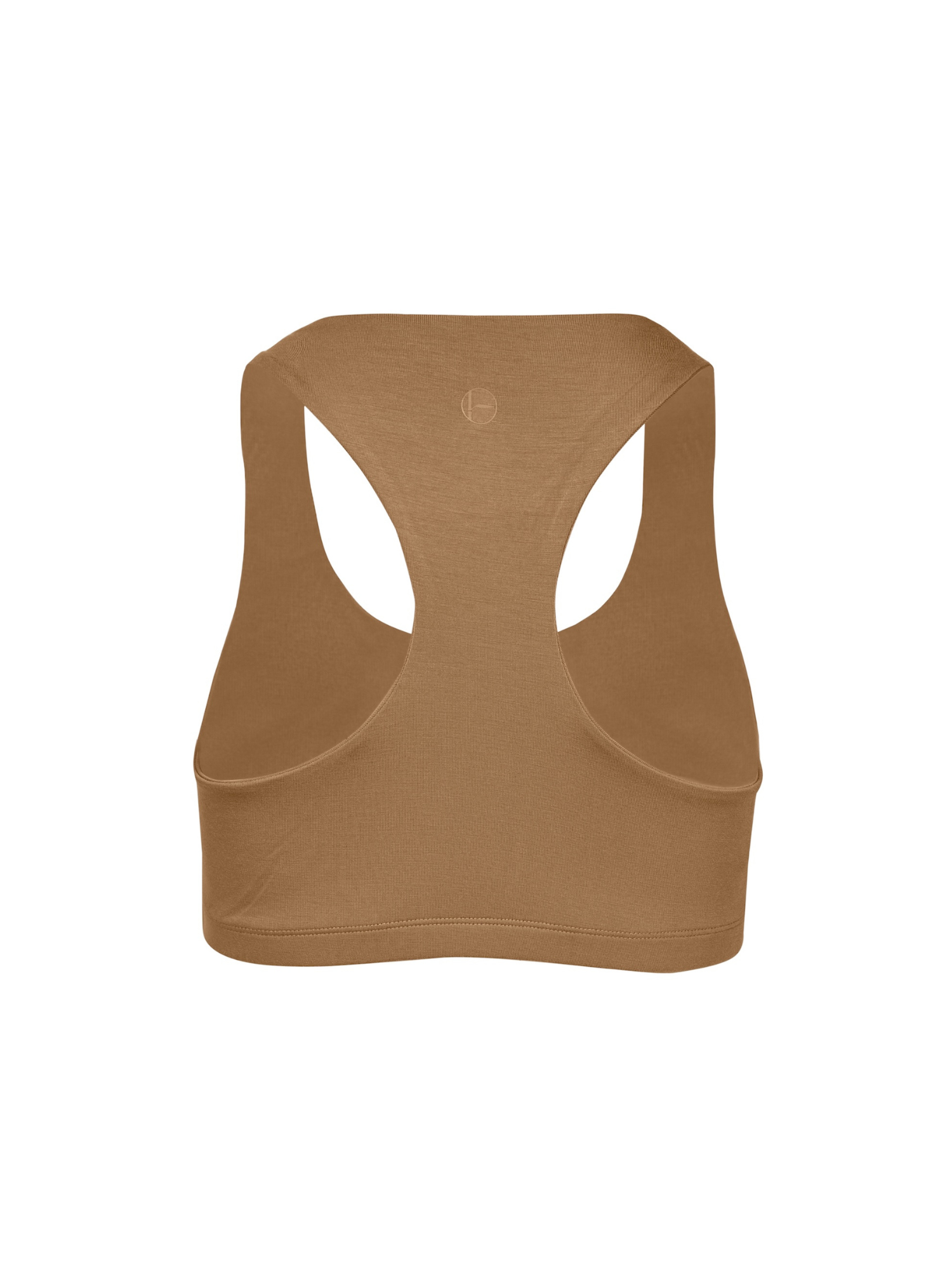 Bamboo Racer Back Bra - Toffee
