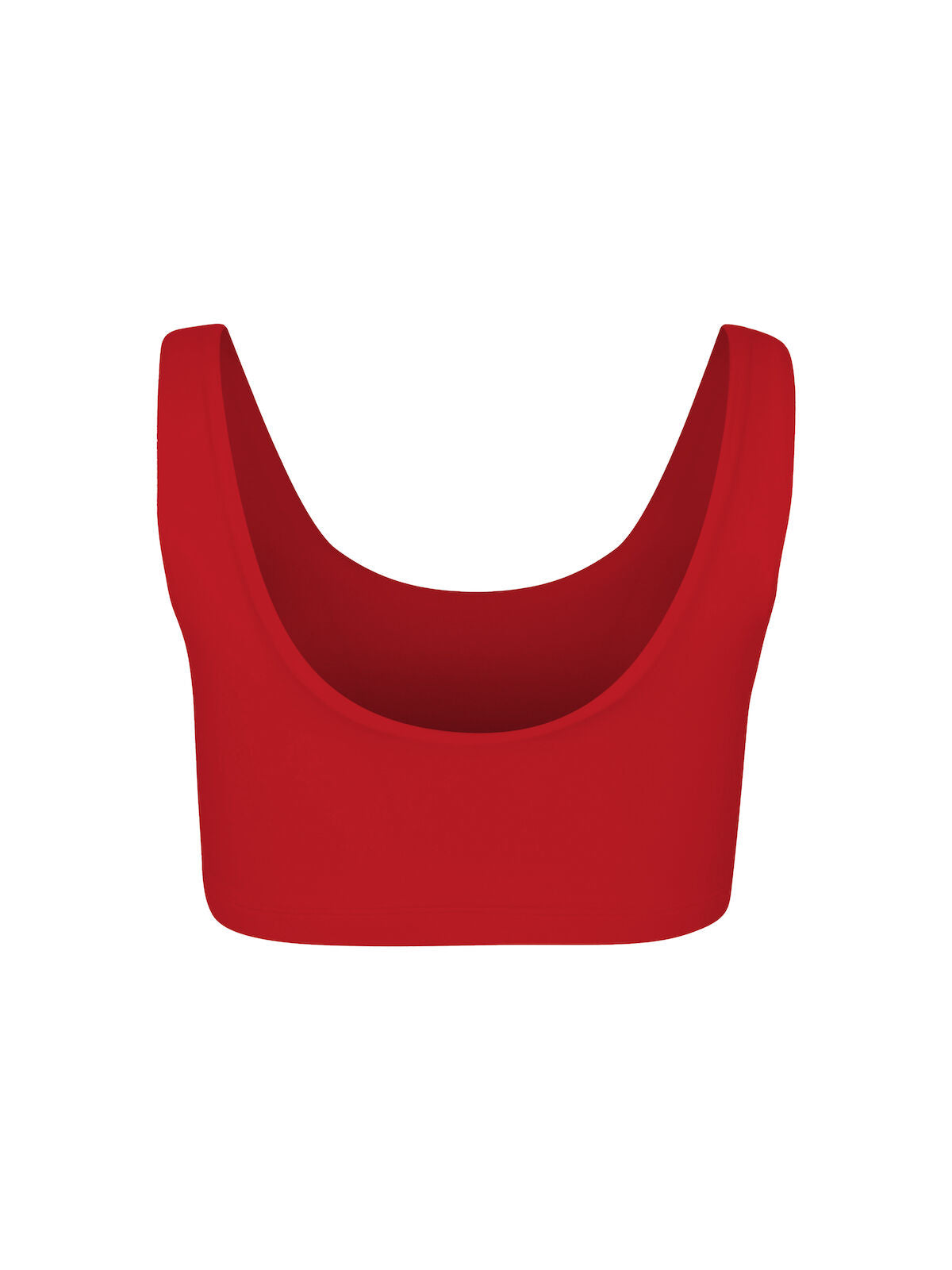 chili red bamboo reversible wireless bra, women's bamboo clothing