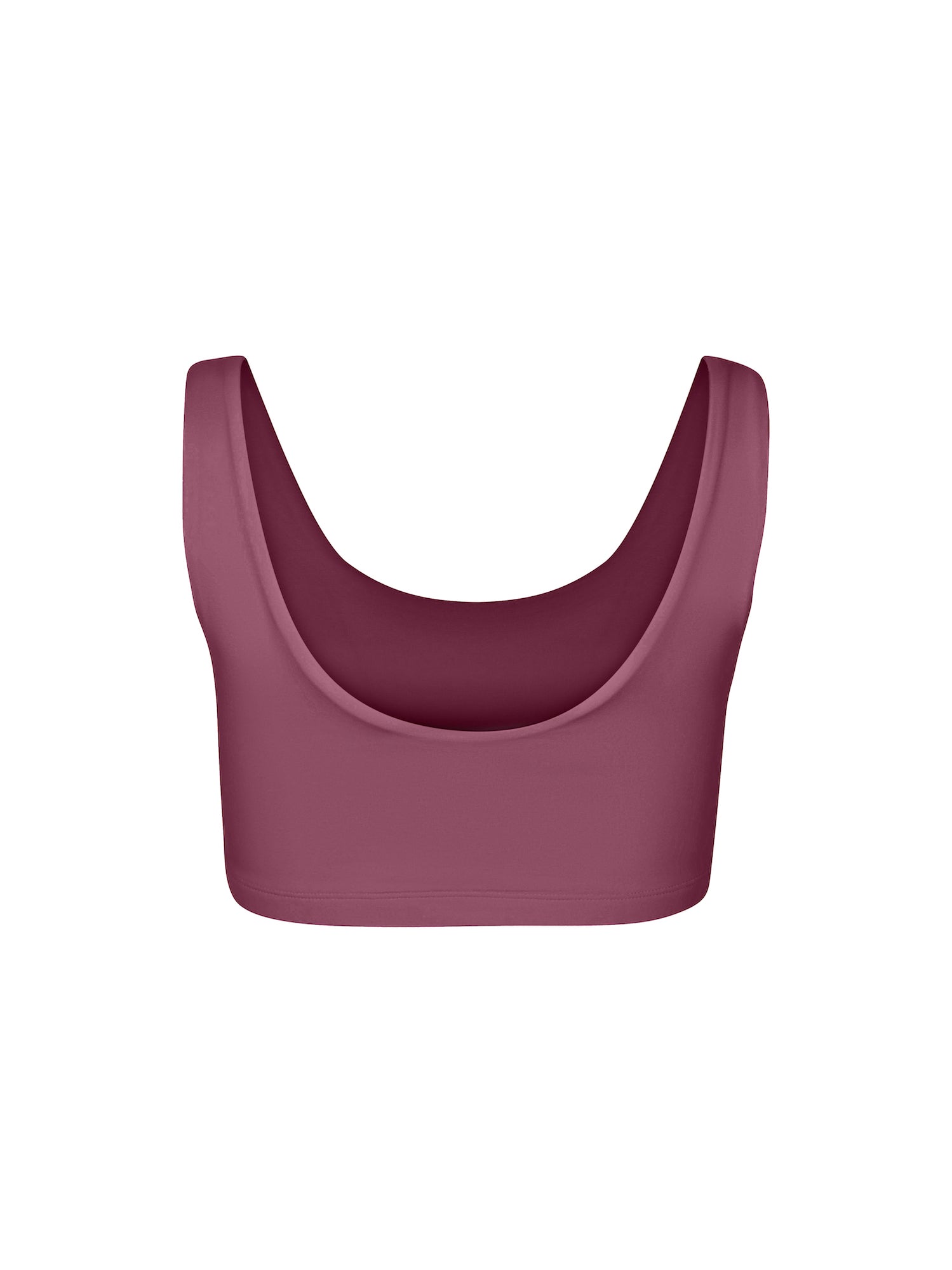 aubergine maroon bamboo reversible wireless bra, women's bamboo clothing