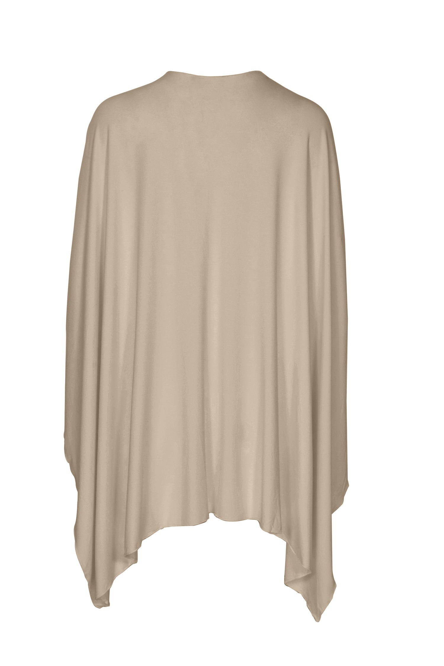Light caramel brown large shawl, nourishing wrap, women's bamboo clothing