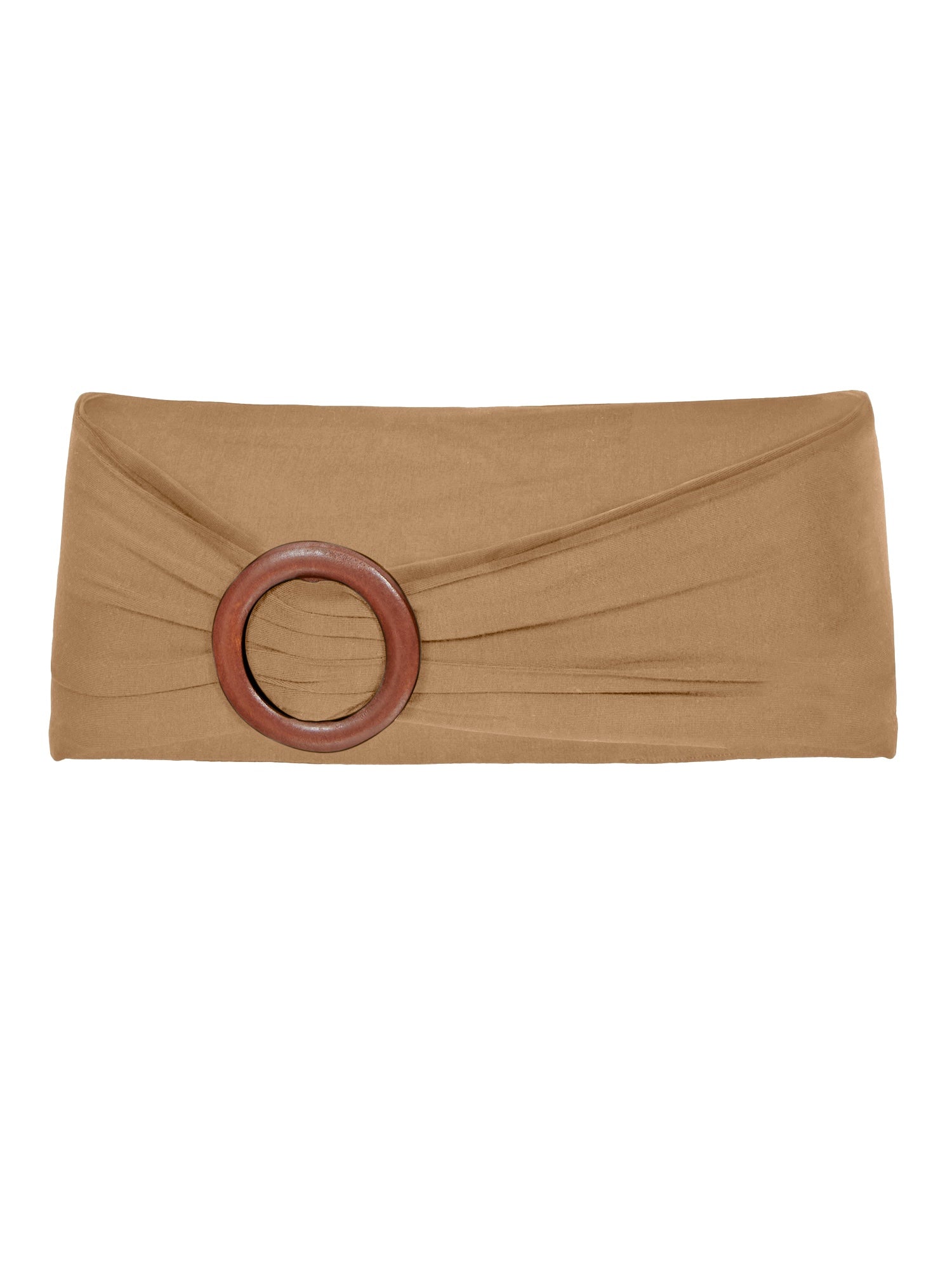 Bamboo Belt with Buckle - Toffee