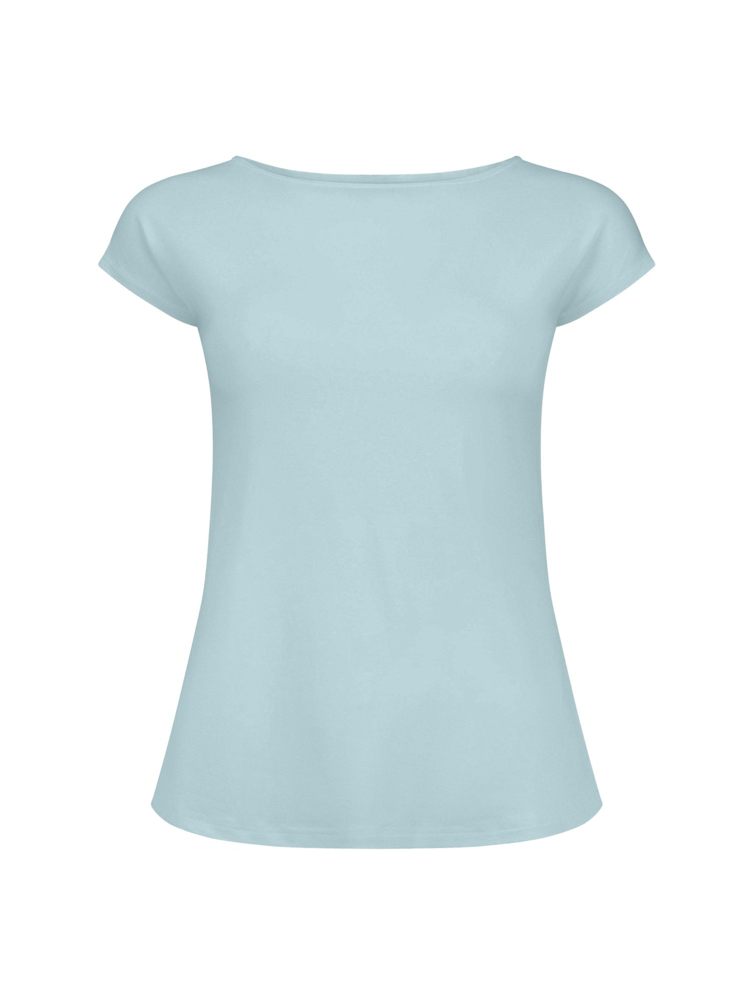 Light blue t-shirt on a white background