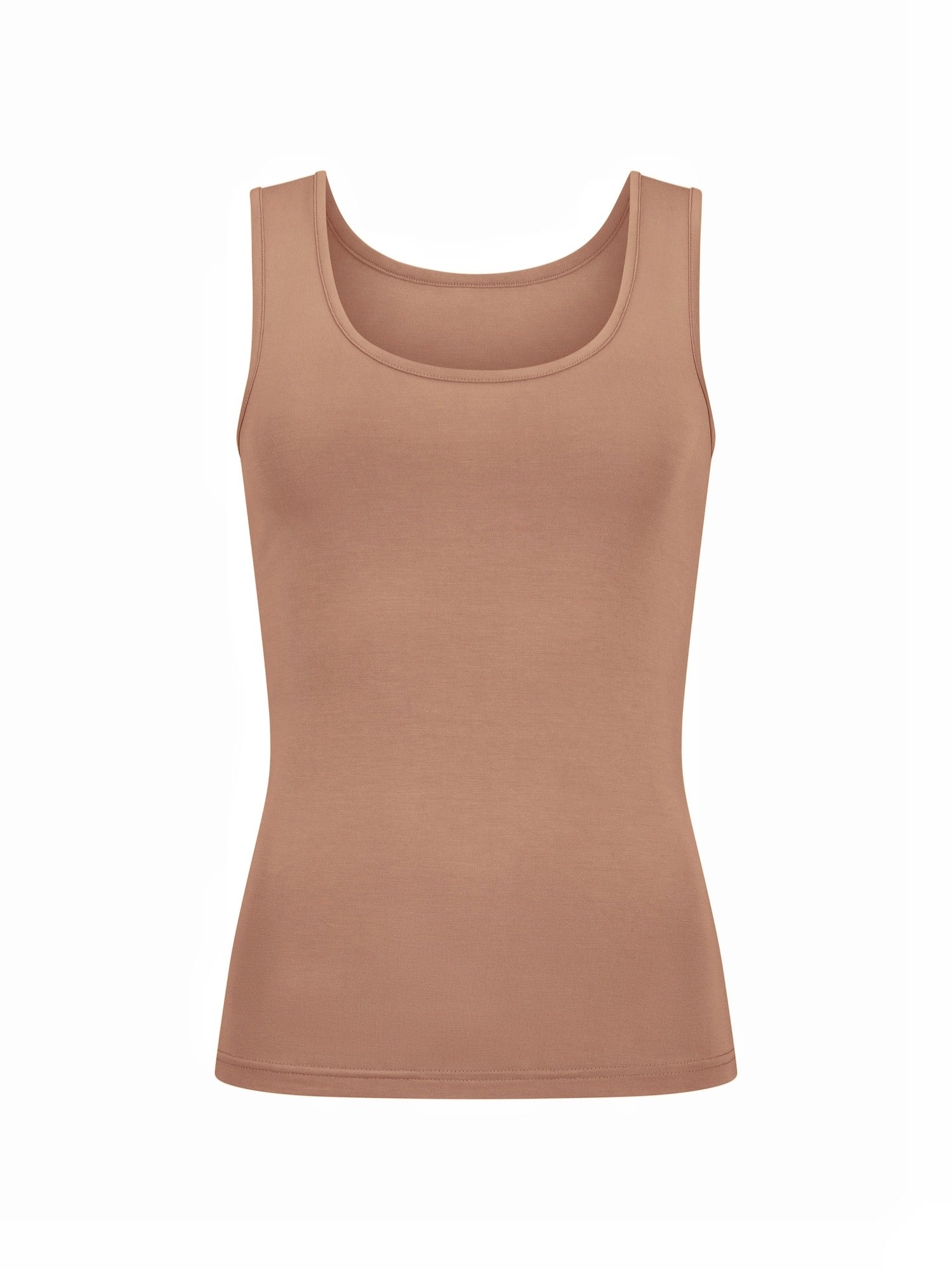 Bamboo Classic Singlet - Toffee