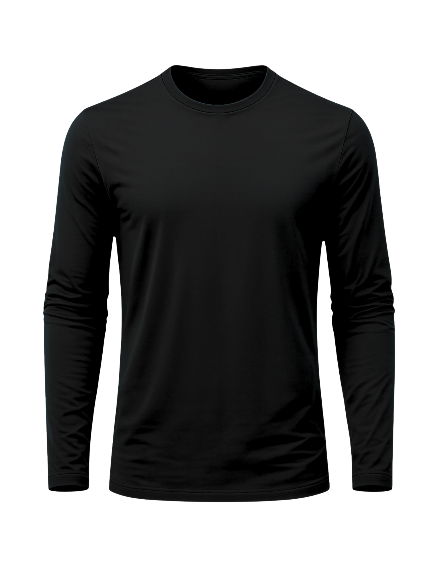 Bamboo Men's Long Sleeve T-Shirt - Black
