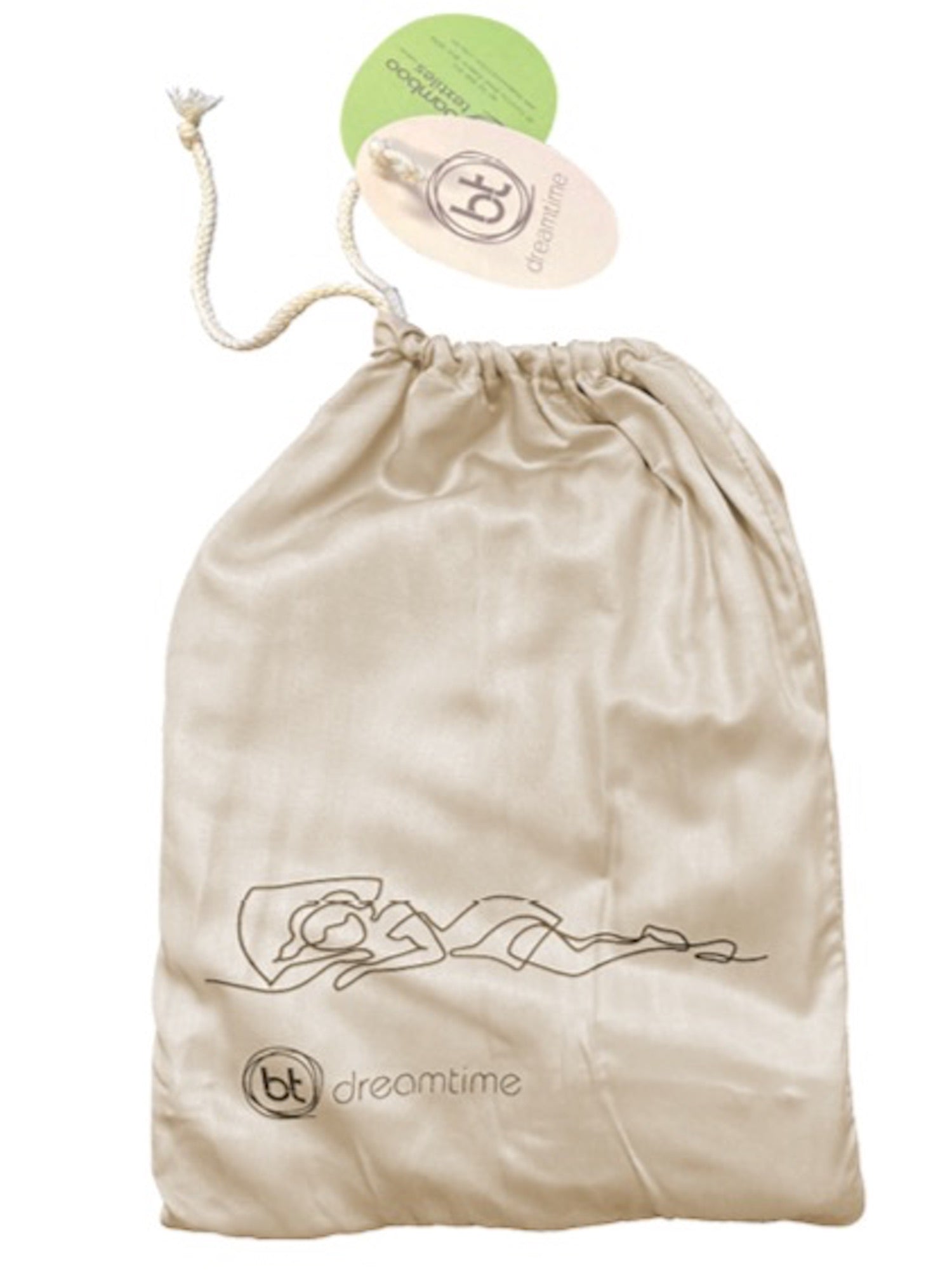 pillow slip set in macadamia, bamboo bedding
