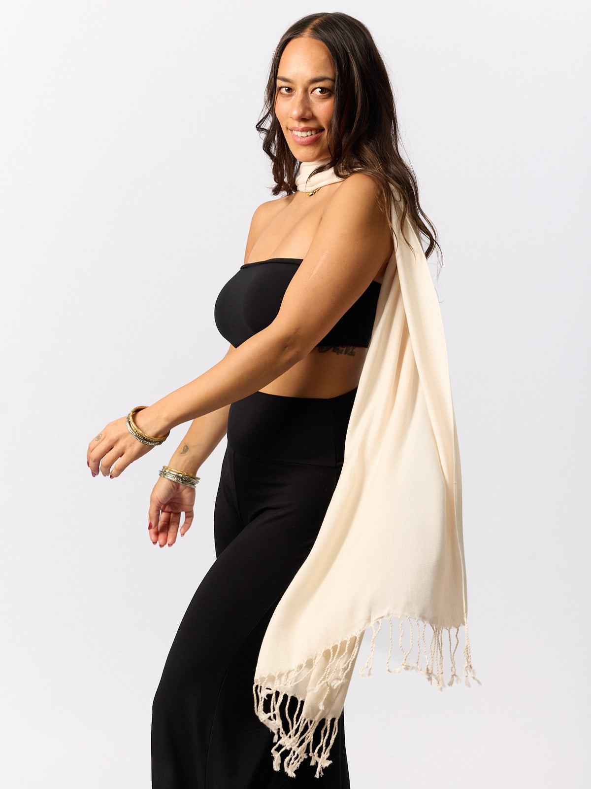 Bamboo Lightweight Scarf - Oatmeal