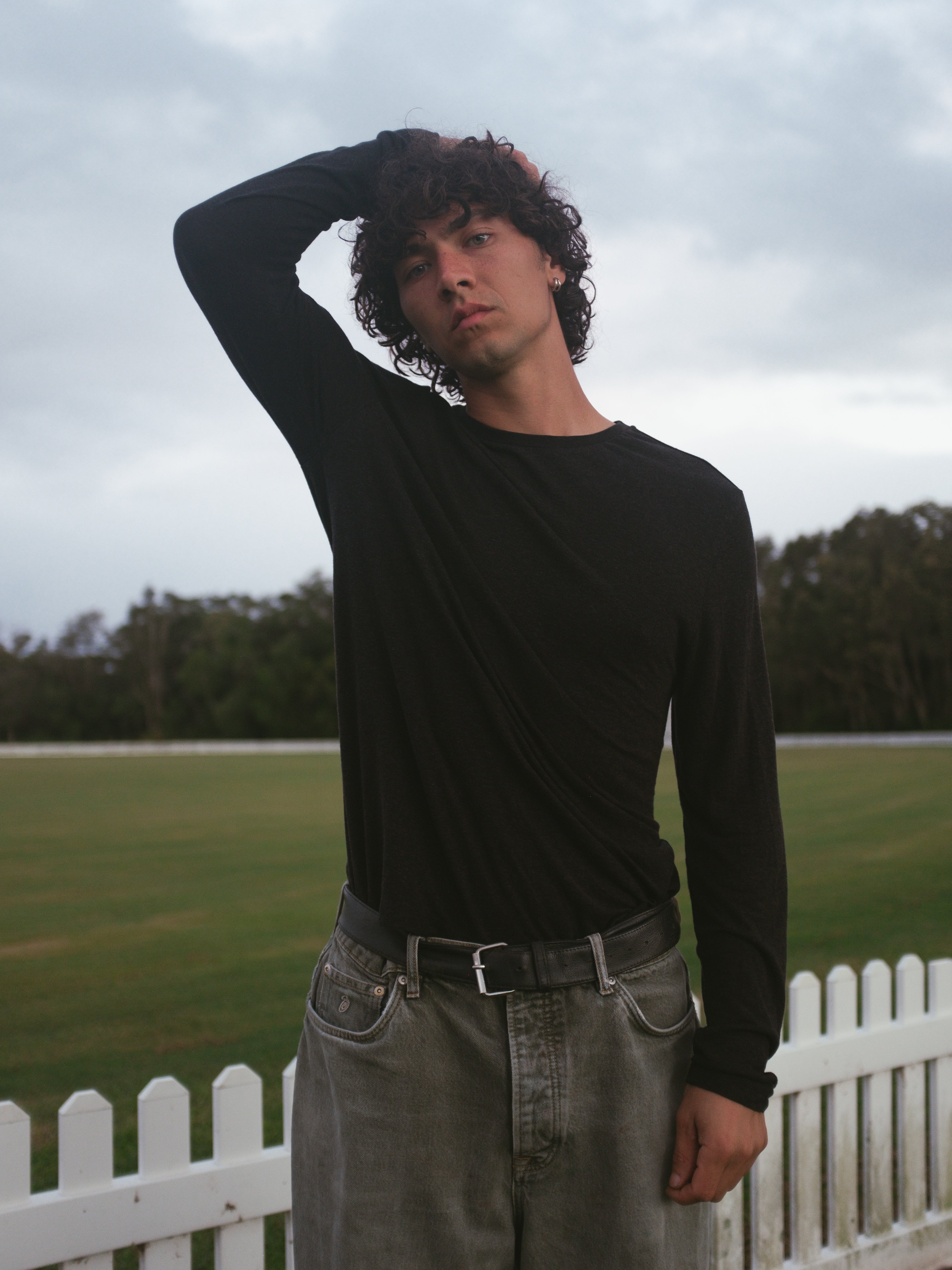 Bamboo Men's Long Sleeve T-Shirt - Black