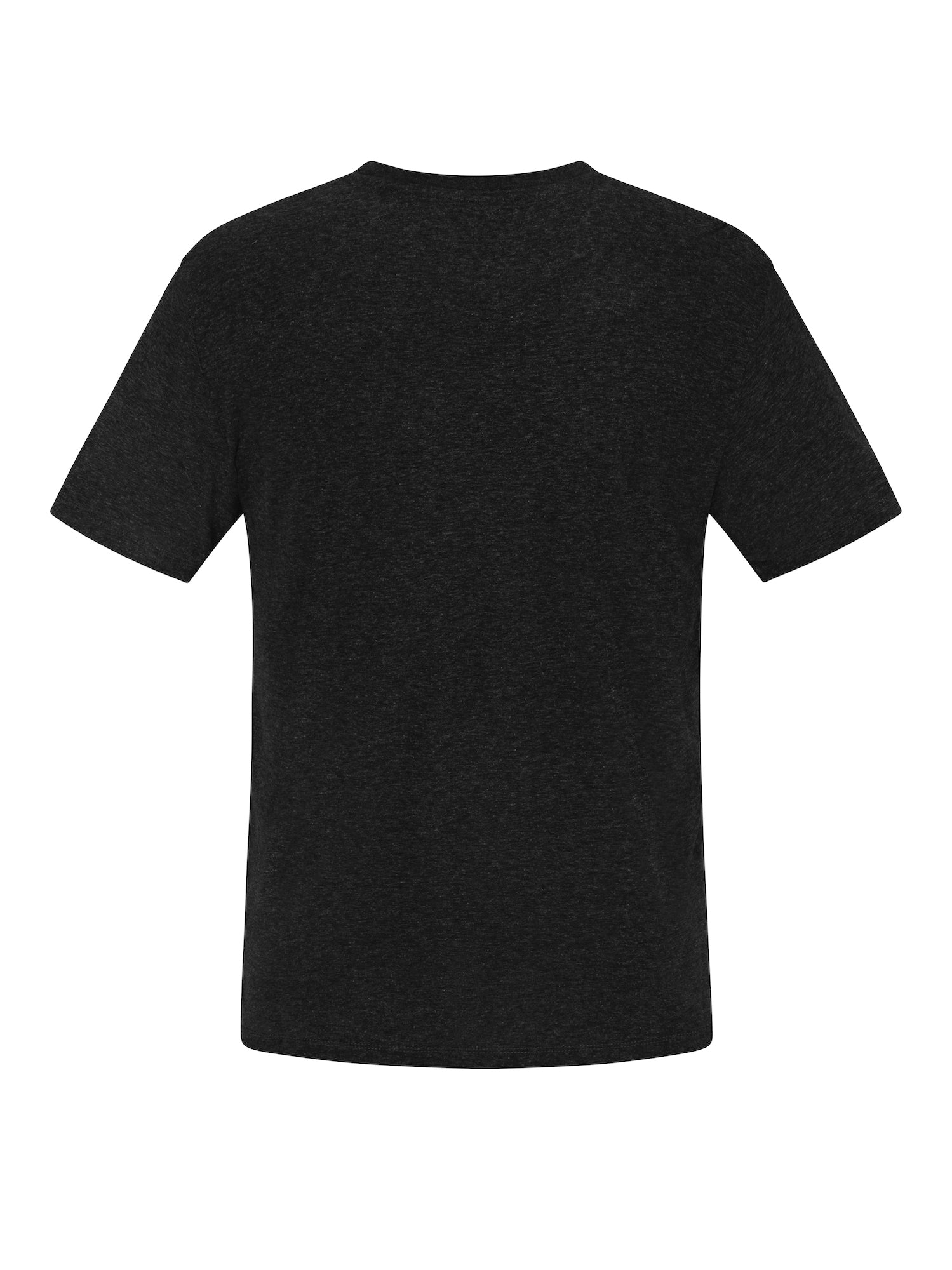 black classic fit Bamboo Hemp tee, soft neckband, crew neckline, short sleeve, men's bamboo clothing