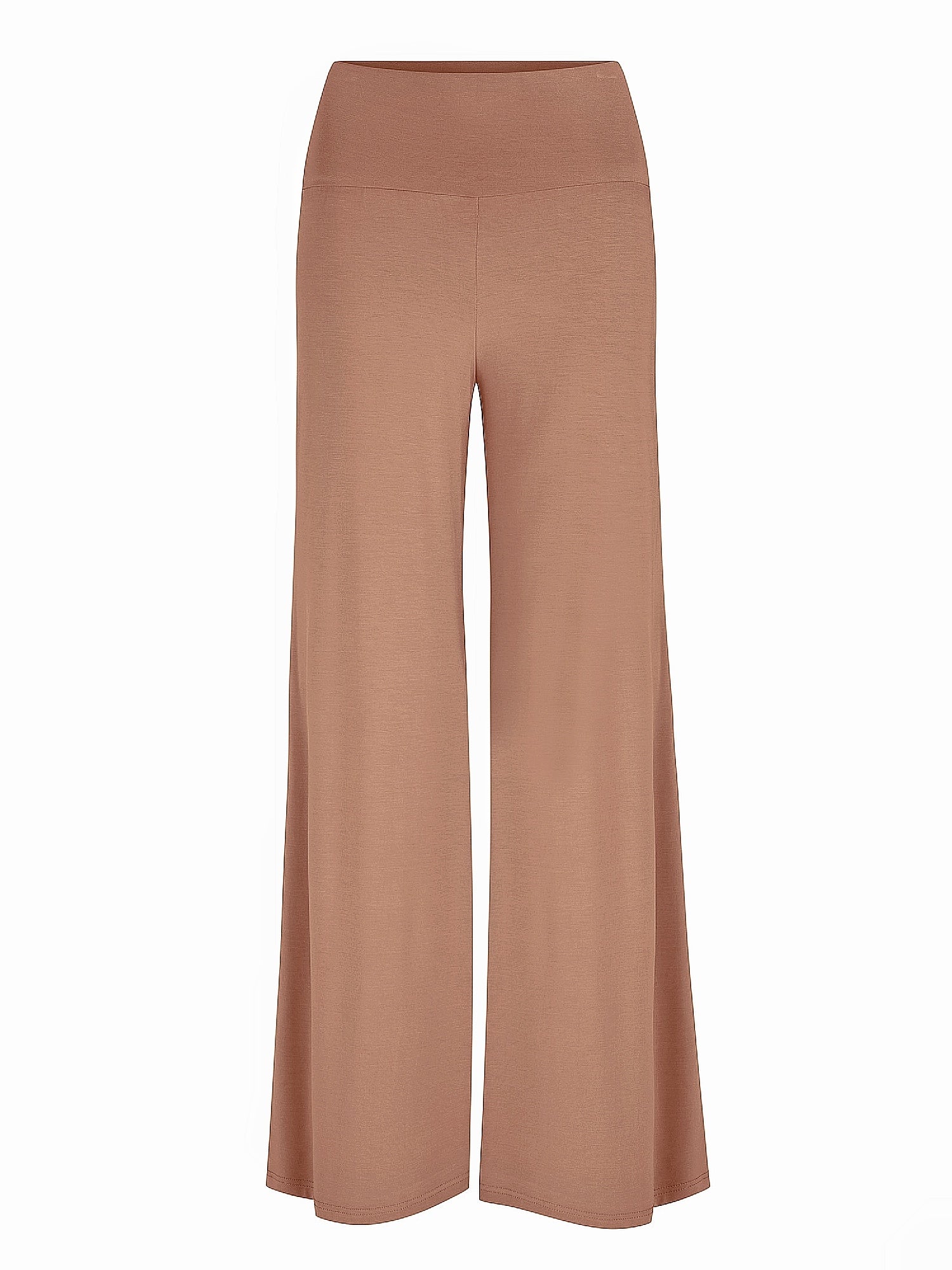 Bamboo Palazzo Pant - Toffee