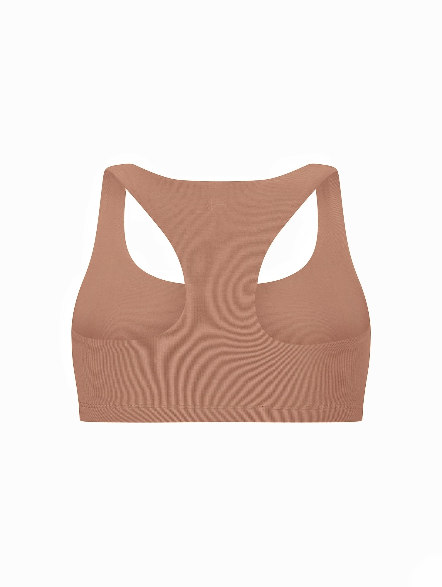 Bamboo Racer Back Bra - Toffee