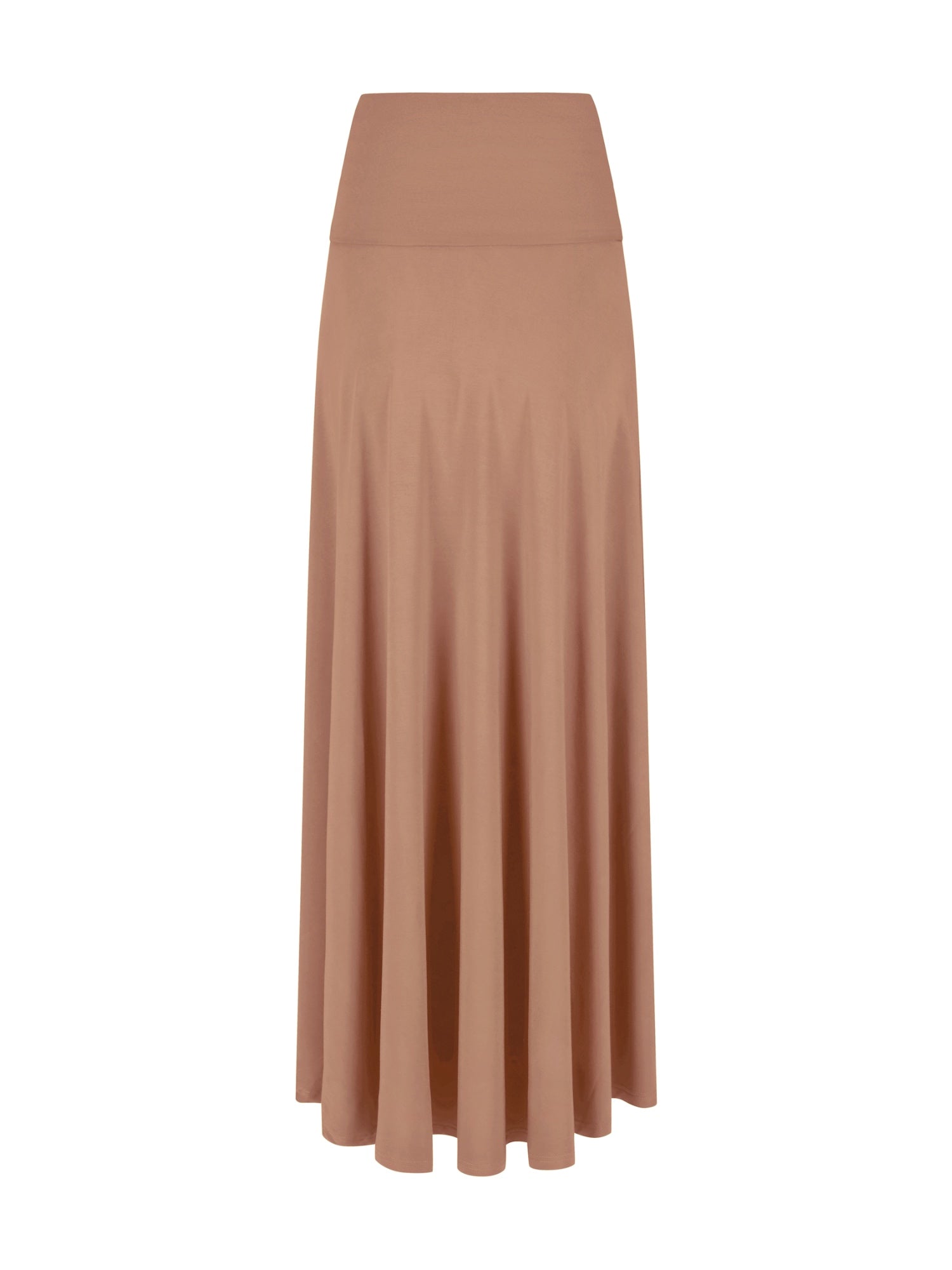 Bamboo Swishy Skirt Maxi - Toffee