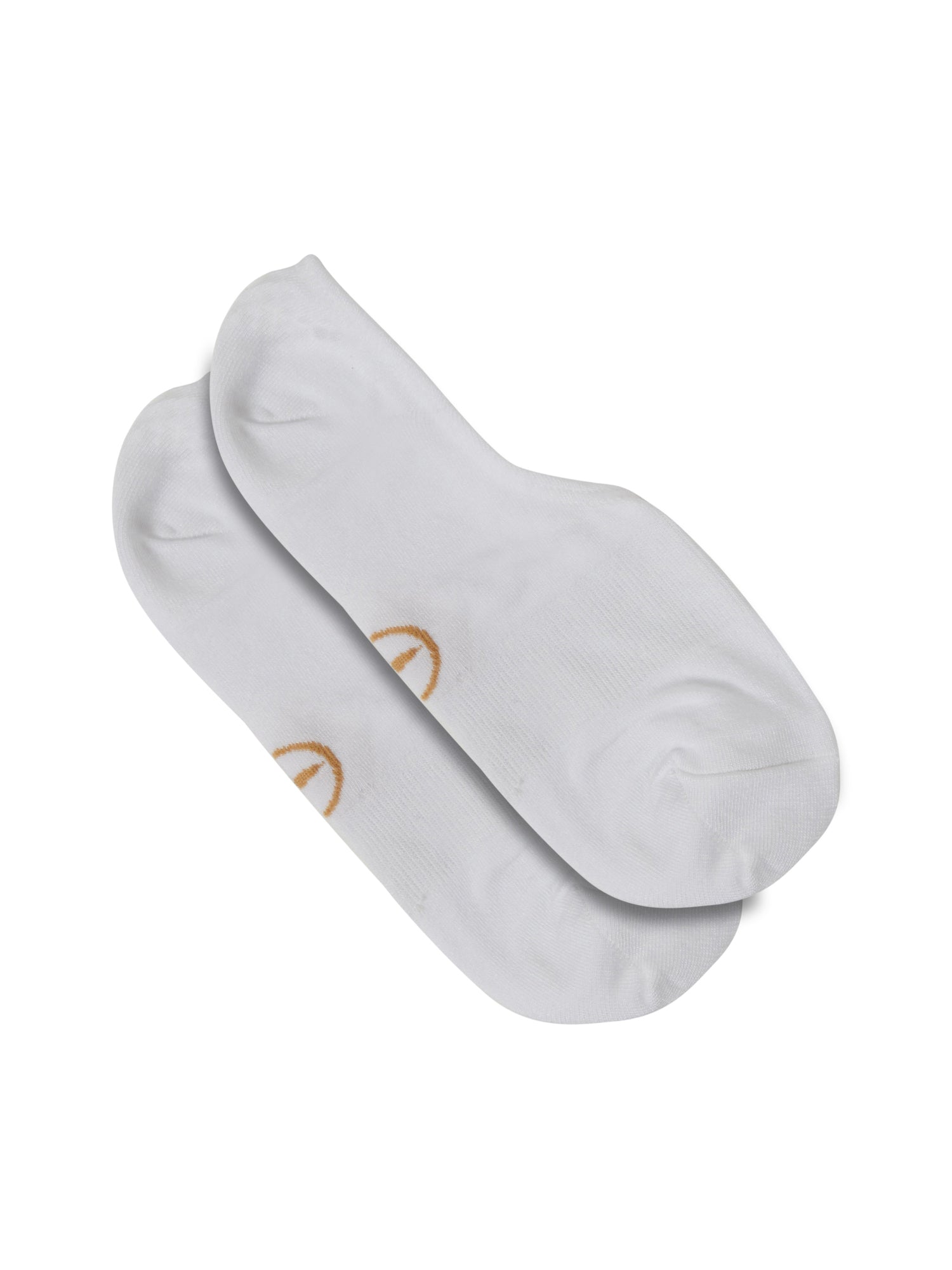 white low rise sock, invisible 'no sock' look for under trainers with ribbed arch support, reinforced heel and toe, bamboo sport sock
