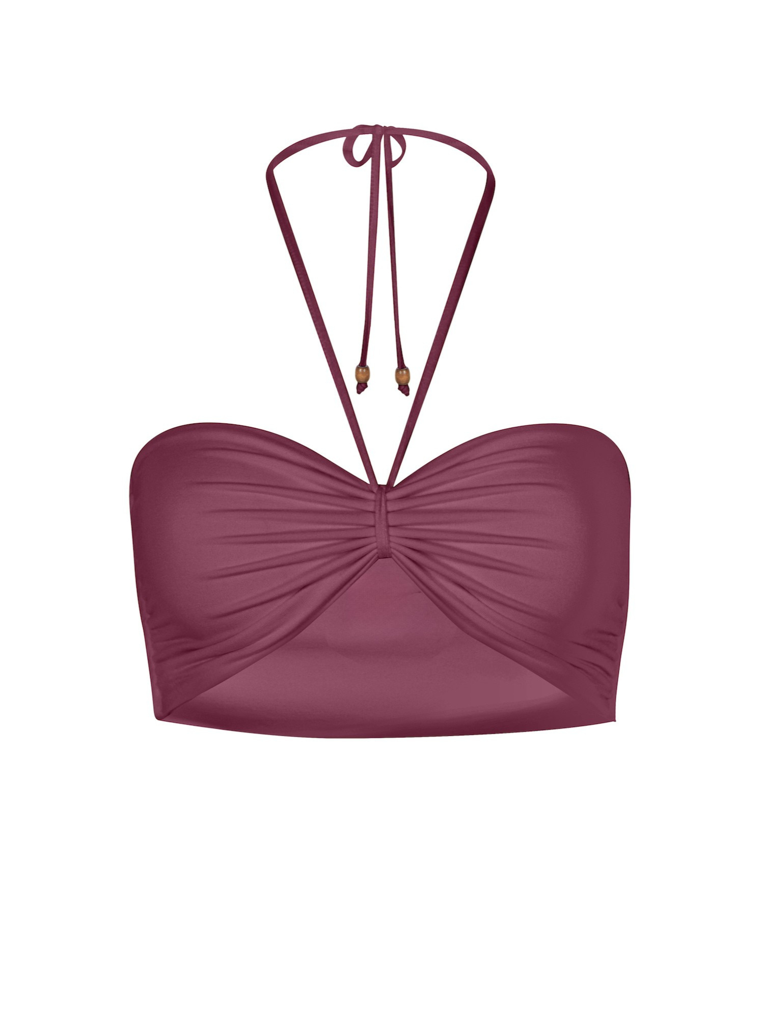 Bamboo Boob Tube - Aubergine