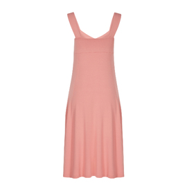 Bamboo Essential Dress with Pockets - Pink Clay