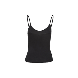 Bamboo Layering Singlet - Black