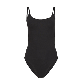 Bamboo Strappy Bodysuit - Black