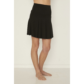 Bamboo Swishy Skirt Mini - Black