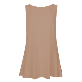 Bamboo A-Line Singlet - Caramel