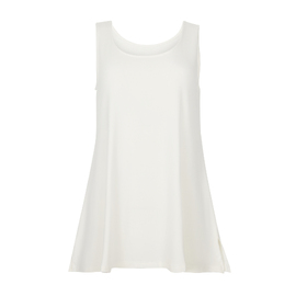 Bamboo A-Line Singlet - Cream