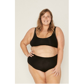 Bamboo Bridgette Jones Knickers - Black