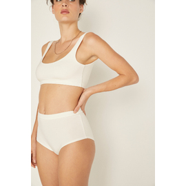 Bamboo Bridgette Jones Knickers - Cream