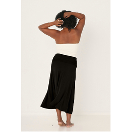 Bamboo Swishy Skirt - Black