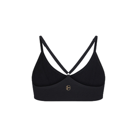 Bamboo Yoga V Bralette - Black