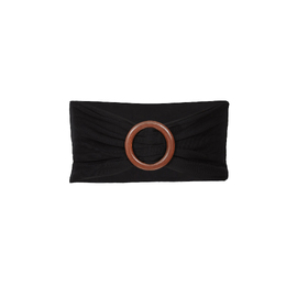 Bamboo Belt with Buckle - Black