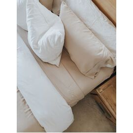 Bamboo Fitted Sheet - Macadamia - King