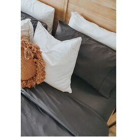 Bamboo Pillow Slip Set - Slate Grey