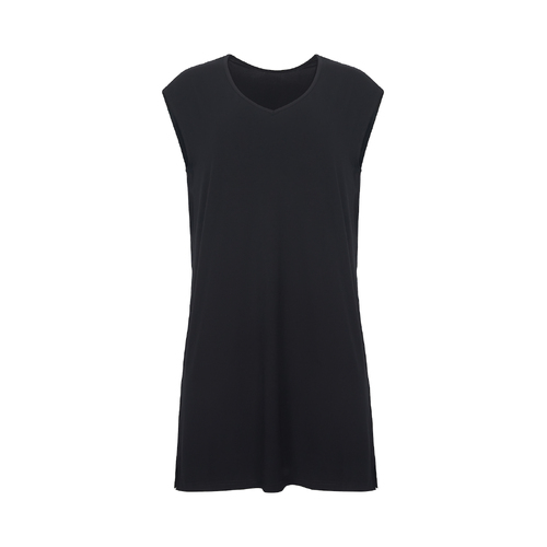 Bamboo Boxy Dress - Black