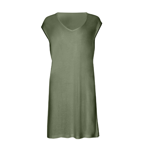 Bamboo Boxy Dress - Eucalyptus