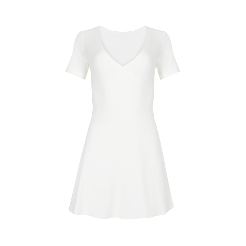 Bamboo Wrap Dress - Mini - Cream